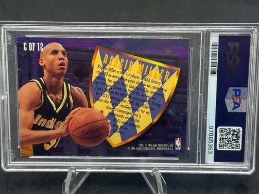 1995 Reggie Miller Indiana Pacers Scoring Kings- Hot Packs #6/12 PSA 7