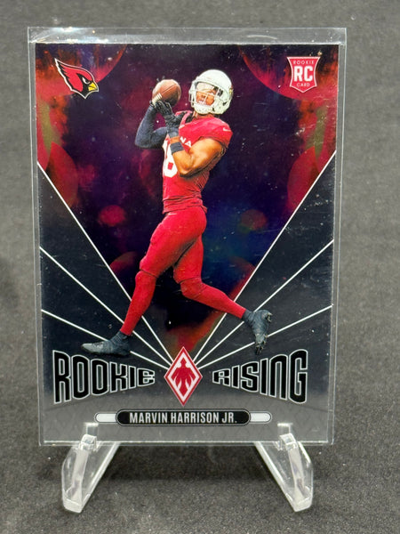 Marvin Harrison JR Arizona Cardinals 2024 Phoenix Panini Rising Rookie Card
