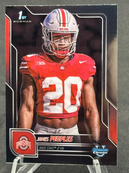 JAMES PEOPLES OHIO STATE UNIVERSITY 1st BOWMAN