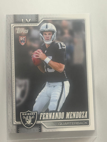 Fernando Mendoza Topps RC #301 2026