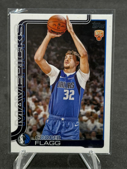 Cooper Flagg Dallas Mavericks Topps Rookie Card
