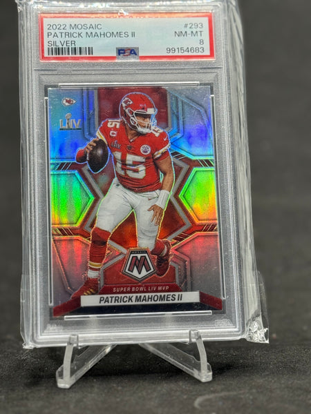 2022 Mosaic Silver #293 Patrick Mahomes II PSA 8