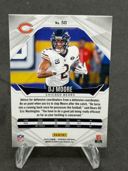 DJ MOORE 2024 CHICAGO BEARS PANINI Orange CARD