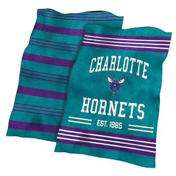 Charlotte Hornets Colorblock Plush Blanket