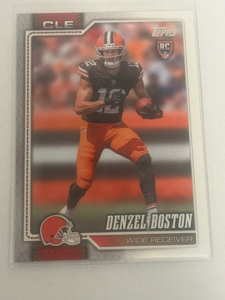 Denzel Boston Topps RC #322 2026