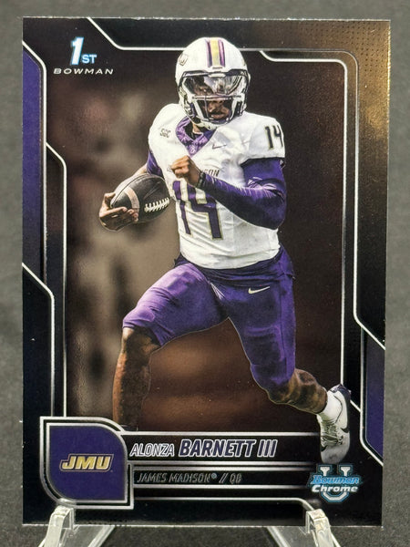 ALONZA BARNETT III JAMES MADISON 1st BOWMAN