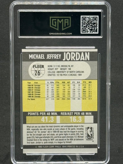 Michael Jordan 1990 Fleer GMA MINT 9
