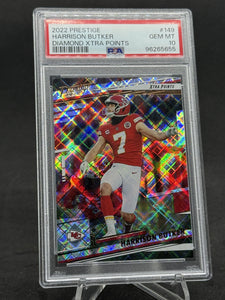 2022 Prestige #149 Harrison Butker Diamond XTRA Points GEM MT 10