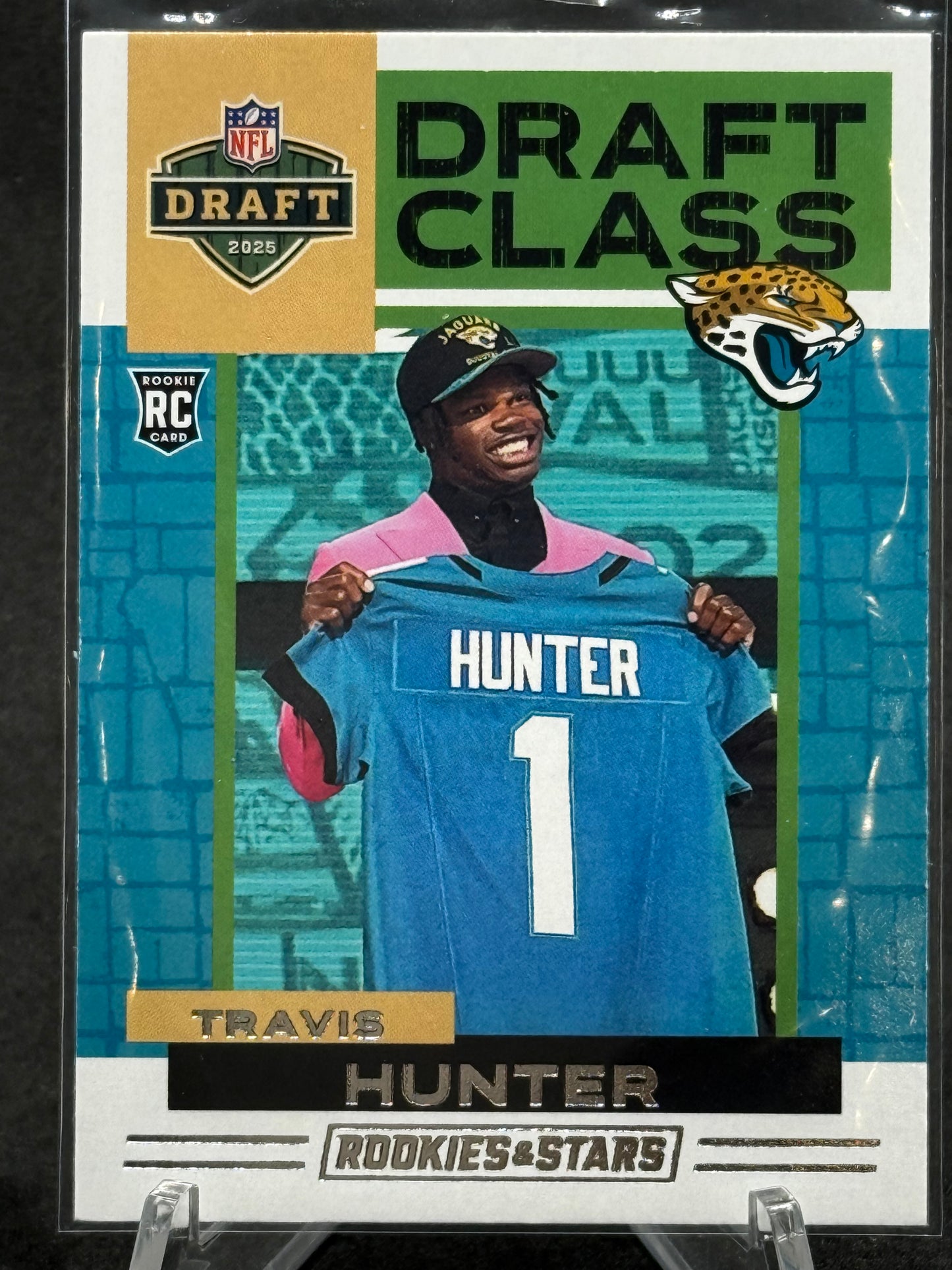 Travis Hunter Jacksonville Jaguars Rookie And Stars NFL 2025 draft Class RC Panini card