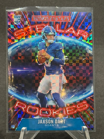 Jaxson Dart New York Giants 2025 Rookie and Stars Stellar Rookies RC