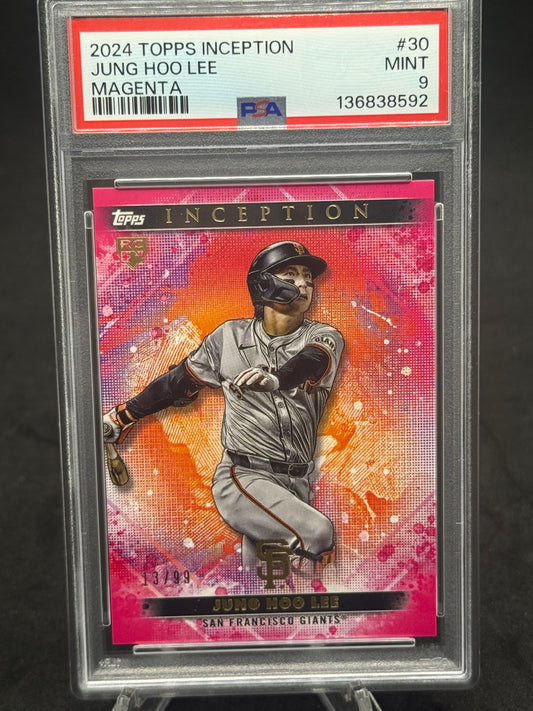 Jung Hoo Lee San Francisco Giants 2024 Topps Inception Magento #/99 PSA 9 RC