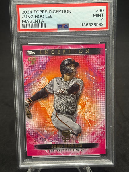 Jung Hoo Lee San Francisco Giants 2024 Topps Inception Magento #13/99 PSA 9 RC