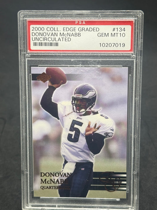 2000 Collection Edge Donovan McNabb Philadelphia Eagles PSA 10