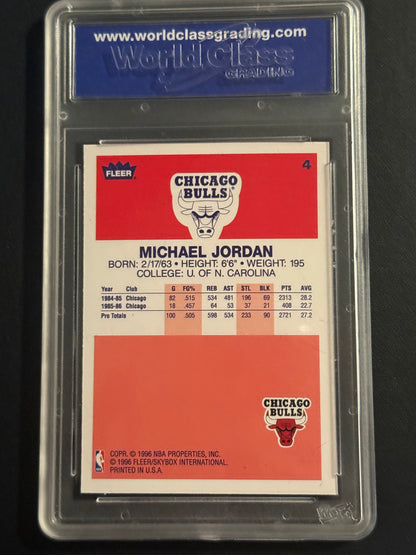96-97 fleer Micheal Jordan decade of excellence WCG 10