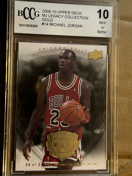 Micheal Jordan Legacy Collection Gold 09-10 BCCG 10