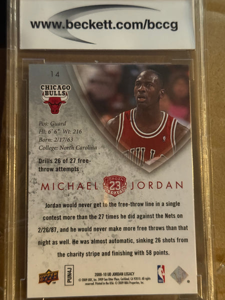 Micheal Jordan Legacy Collection Gold 09-10 BCCG 10