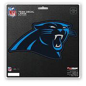 Panthers LRG large durable vinyl team decal with crisp logo for vehicles and laptops
