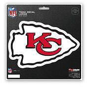 Chiefs LRG Team Decal large vehicle and laptop sticker with KC logo