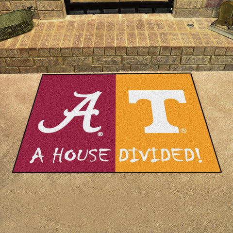 Alabama/ Tennessee House divided Rug