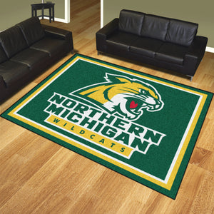 Northern Michigan Wildcats 8'x10' Rug