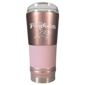 Carolina Panthers Rose Gold 24 oz Tumbler