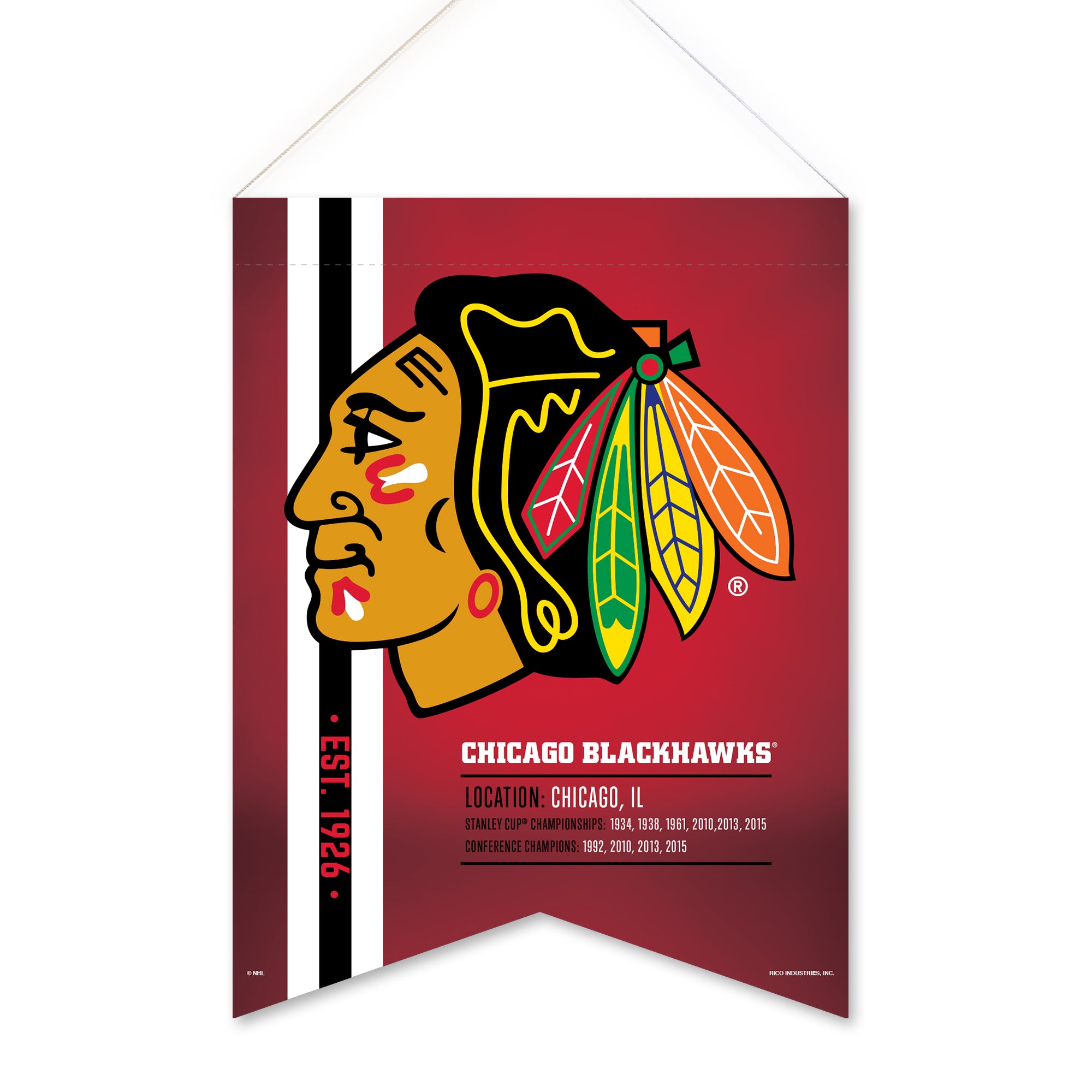 Chicago Blackhawks: Stanley Cup Banner Decal